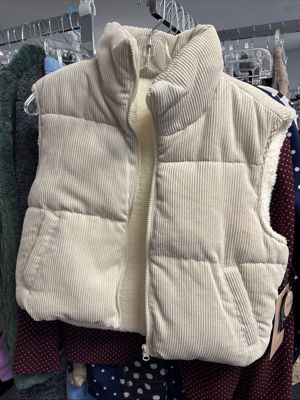 Miss posh corduroy vest M // 092315